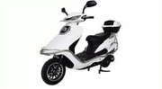 Moto elettrica con bauletto